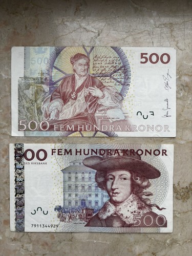 Schwedische kronen banknote - schwedische,