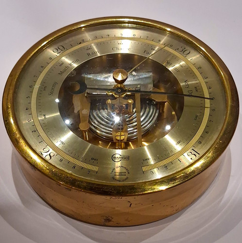 Vintage barigo messing - vintage, aneroid