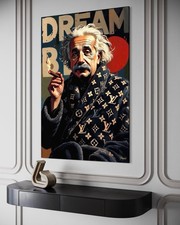 Leinwand bild albert - bild, einstein