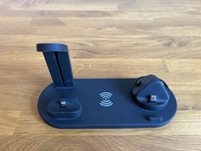 Charger Docking Station Ladestation Handy und andere Geräte Schwarz