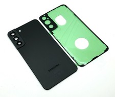 Original Samsung Galaxy S22 5G SM-S901B Akkudeckel Backcover + Kleber schwarz A