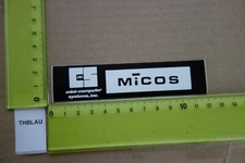 Alter Aufkleber Computer Drucker MICOS mini-computer systems