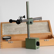 Käfer Messuhr 0,001 mm mit Magnetständer & Holzkiste Original Präzisionsset