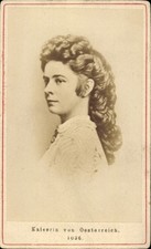 Cdv kaiserin elisabeth - cdv, von