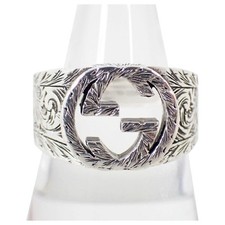 Gucci Ring 925 Silber GG Logo