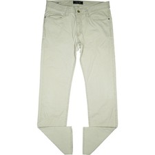 Otto Kern W34 L34 Jeans Hose Khaki Herren John Straight Stoff dünn Stretch 50 L