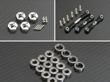 Tuning Set für Tamiya TT-01, Kugellager, Spurstangen, Radmitnehmer (Set-1)