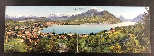 Lugano panorama karte - ,