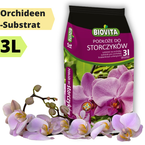 Biovita orchideensubstrat - orchideensubstrat, 3l