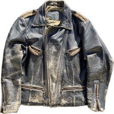 Motorrad Chopper Lederjacke Jacke Rockerjacke Harley Bikerjacke 90´s Jahre 