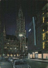 Germany Munich Town Hall Night