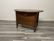 Vintage Butler Beistelltisch / Wagen / Servierwagen Rollwagen Antik Rustikal