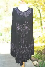 schwarzes Schlumper-Sommerkleid Gr. UNI, ohne Arm 