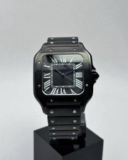 Seikmod Santor Noir | NH35 Aut | Black Steel | Roman Dial | Sapphire | 39mm