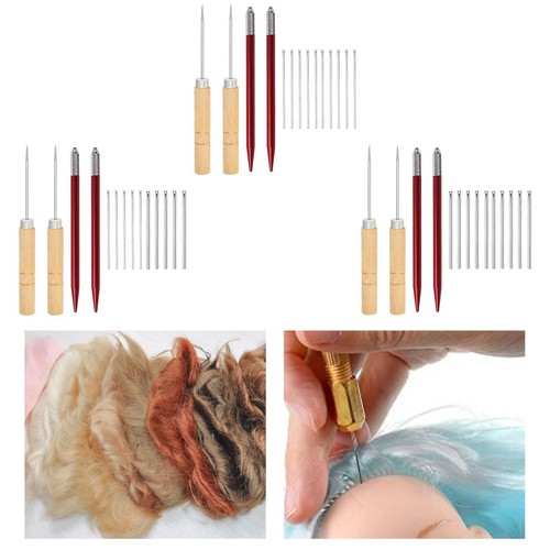 Puppenhaar einpflanzzubehör - puppenhaar,