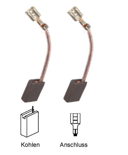 Kohlebürsten für aeg sb2e - kohlebürsten,