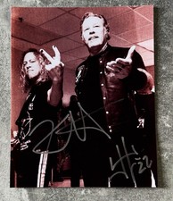 James Hetfield+Kirk Hammet, Foto, original signiert vom Künstler, signed
