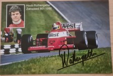 Huub Rothengatter Zakspeed 1986 original Autogramm Foto 