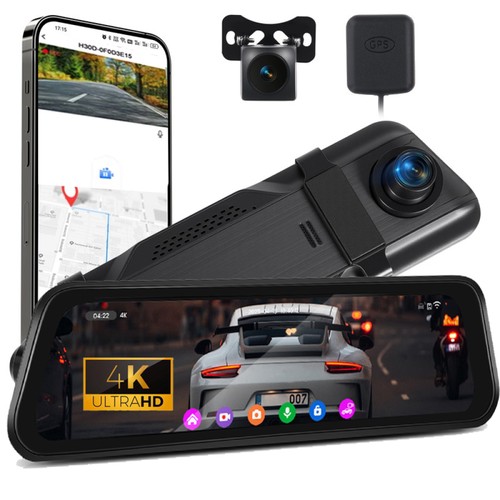 Wifi spiegel dashcam - 4k,