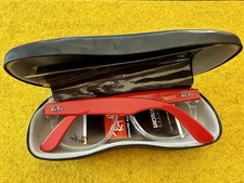 Ray Ban Brille Herren Damen rot eckig Vollrand 