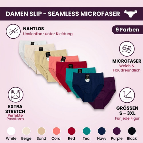 Damen microfaser slips - damen,