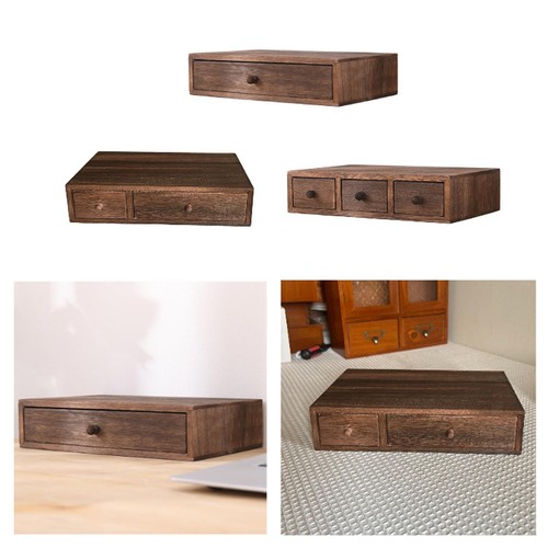 Wood desktop organizer office - wood,