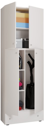 Holz besenschrank putzschrank - besenschrank,