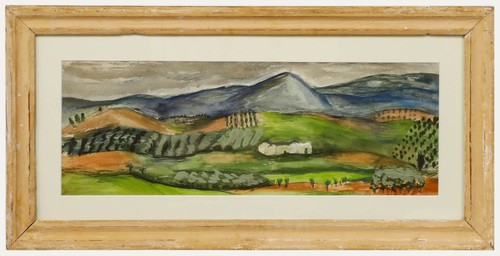 Gerahmte aquarellmalerei aus - aquarellmalerei,