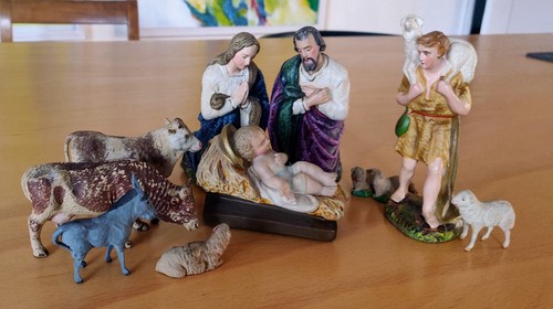 Alte krippenfiguren josef - alte, krippenfiguren,