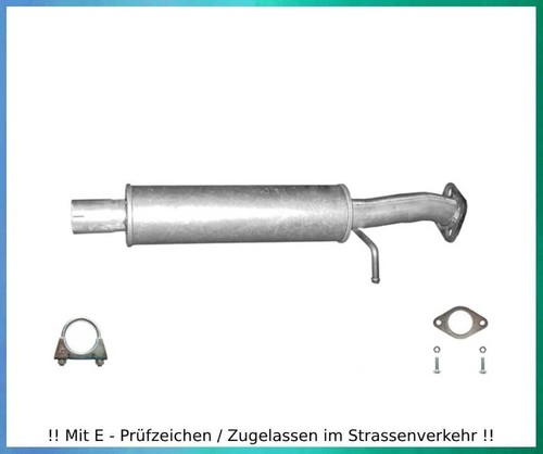 Mittelschalldämpfer für