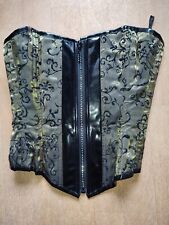 Schöne Corsage Gr. L, Grün, Glitzer, Gothic, Wgt, Mittelalter