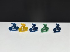 SPIKA DDR BRETTSPIEL Figuren 5 Rennfahrer Radfahrer auch Für Modellbahn H0 1:87