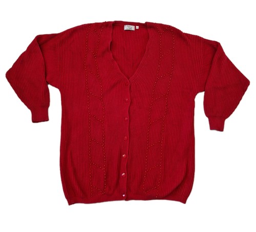 Lange strickjacke 40 - gr, l