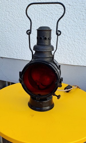 Alte bahn warnlampe - bahn,