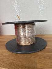 Lautsprecherkabel Boxenkabel 2x2,5qmm Kupfer transparent 20m Audio HIFI Kabel