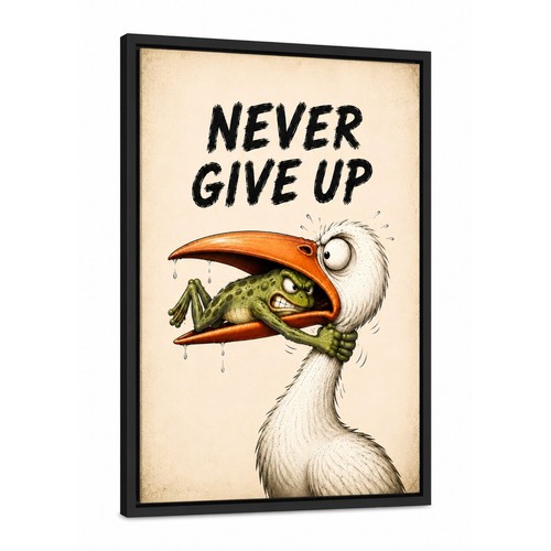 Never give poster - poster, |