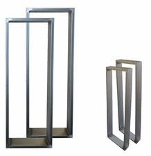 Tischgestell Tischfuß Stehtisch Tischbeine Stahl Metall Eisen Industrie R4