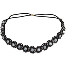 Stirnband Strass Perlen