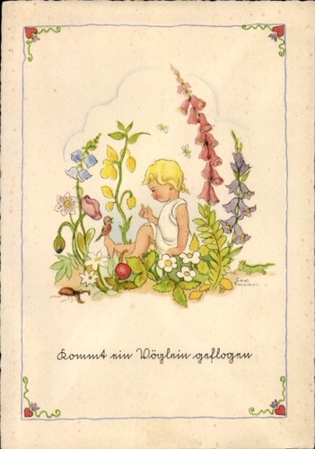 Künstler lauterborn - künstler, ak