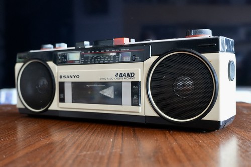 Vintage sanyo s350le band - vintage,