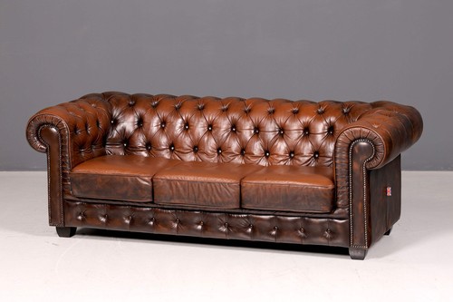 Original chesterfield sitzer - chesterfield, 3-sitzer