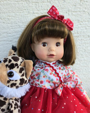 Götz Puppe 42 cm Maxy Muffin brünett Spielpuppe Mädchen mit Puppenkleidung, Doll