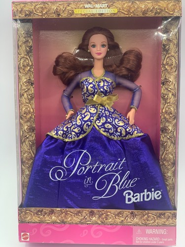 Barbie portrait blue - in, "