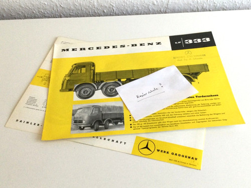 Mercedes benz 333 prospekt - 333,