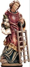 Statue von San Lorenzo CM 20 Geschnitzt IN Holz Der IN Gröden Anstand Hand