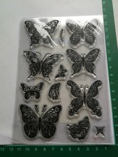 Clearstamps verschiedene Schmetterlinge - Größen siehe Raster