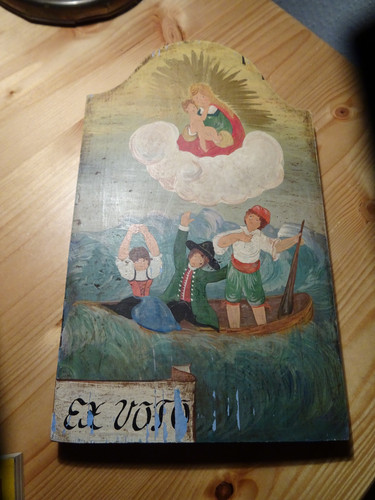 Altes votivbild ex voto - votivbild,
