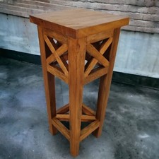 Holz beistelltisch massivholz - holz,