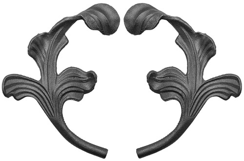 Blatt zierblatt zaunelement - blatt,