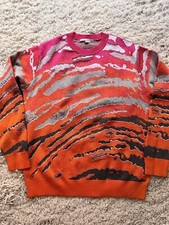 Stella McCartney Tiger Intarsia Pullover Sweater pink orange 1.300€  wie NEU ❤
